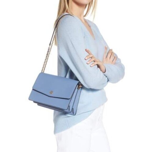 Tory Birch ROBINSON FLORAL INTERIOR CONVERTIBLE SHOULDER BAG - Picture 10 of 10